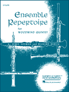 ENSEMBLE REPERTOIRE FOR WOODWIND QUINTET SCORE cover